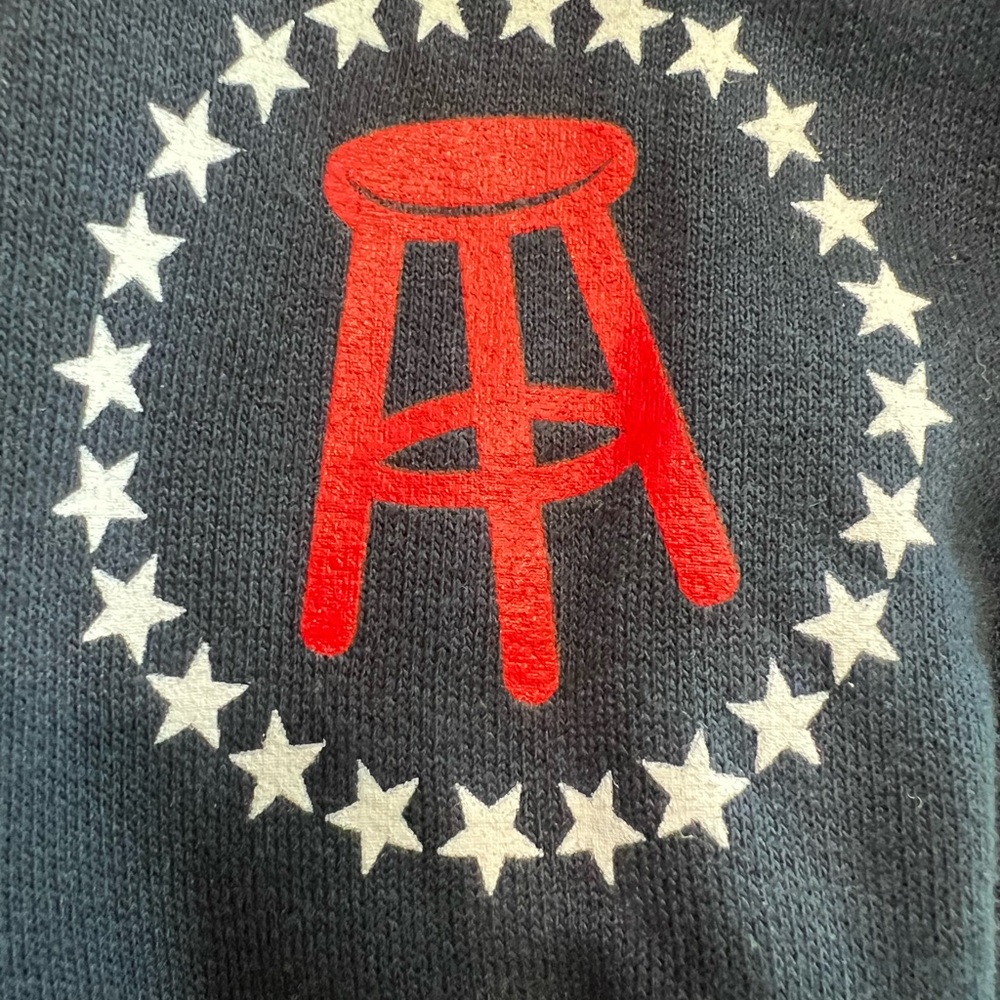Champion Barstool Sports Navy Quarter-Zip Sweatshirt Size XL - Picture 4 of 5
